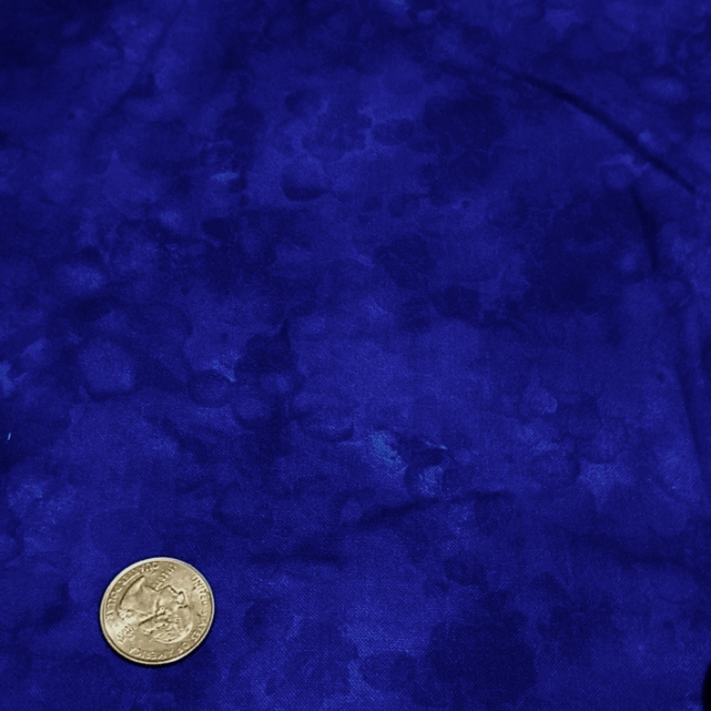3/$15 .4yd Solidish Watercolor Texture Royal Kim-C6100 Timeless Treasures Fabric